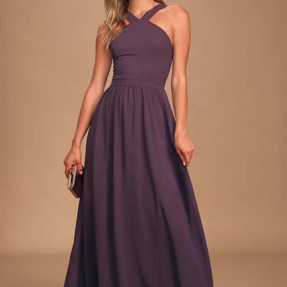Lulu's Purple Maxi Dress
